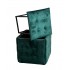 Puff-transformer 5in1 - 5 stools in 1 pouffe bottle green velvet