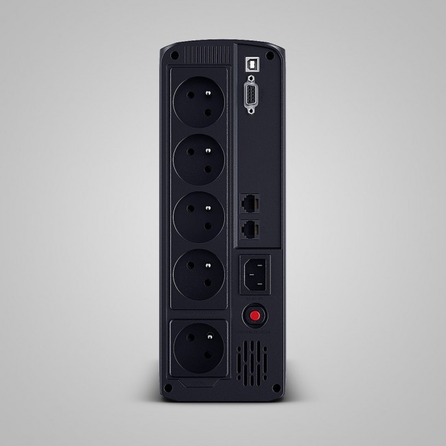 CyberPower Tracer III VP1600ELCD-FR uninterruptible power supply (UPS) Line-Interactive 1.6 kVA 900 W 5 AC outlet(s) CyberPower Tracer III VP1600ELCD-FR uninterruptible power supply (UPS) Line-Interactive 1.6 kVA 900 W 5 AC outlet(s)