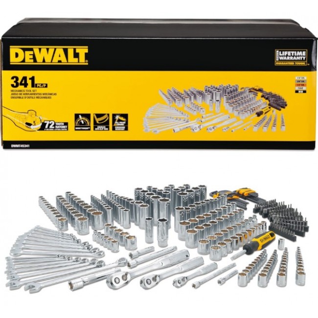 DEWALT ZESTAW KLUCZY 341el. DEWALT ZESTAW KLUCZY 341el.