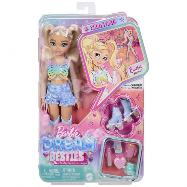 Barbie Dream Besties Malibu Roller Skating Fashion Doll Barbie Dream Besties Malibu Roller Skating Fashion Doll