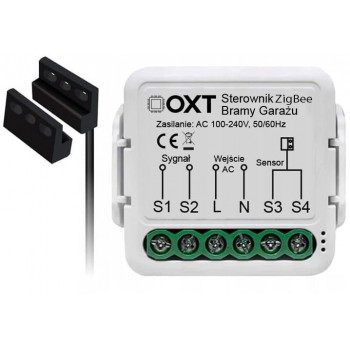 OXT module with sensor for ZigBee TUYA garage door motor