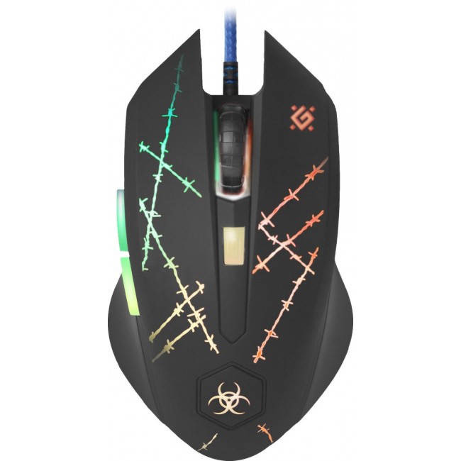 Defender Forced GM-020L mouse Gaming Ambidextrous USB Type-A Optical 3200 DPI Defender Forced GM-020L mouse Gaming Ambidextrous USB Type-A Optical 3200 DPI