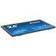iiyama 24 multi-touch monitor with edge-to-edge glass, anti fingerprint coating , integrated webcam and a flexible stand
