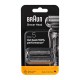 BRAUN Series 5 black electric shaver replacement head, 54B BRAUN Series 5 black electric shaver replacement head, 54B