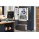 Haier FD 83 Serie 7 HB18FGSAAA Fridge-freezer, double-opening 539 l E Silver, Titanium