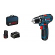 Bosch Akku-Bohrschrauber 12 V Li-Ion 1300 RPM Black, Blue, Red