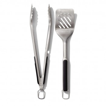 OXO OX11320200 Good Grips Set aus Wender und Zange zum Grillen