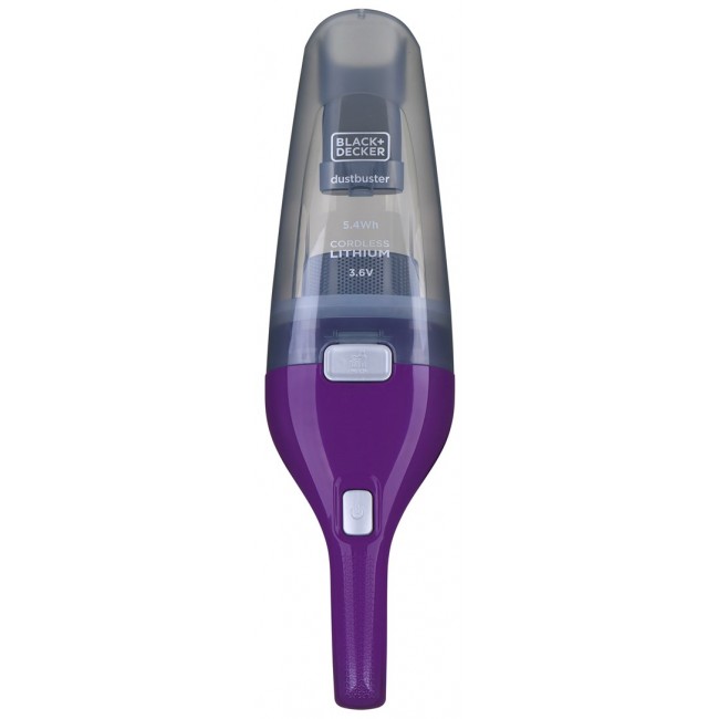 Black & Decker NVC115W handheld vacuum Grey, Purple Bagless