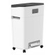 HP ONESHRED 18CC shredder, cut-offs, P-4, 18 cards, 25l, light grey