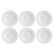 LA PORCELLANA BIANCA ESSENZIALE Set of 6 soup plates with rim 23 cm LA PORCELLANA BIANCA ESSENZIALE Set of 6 soup plates with rim 23 cm