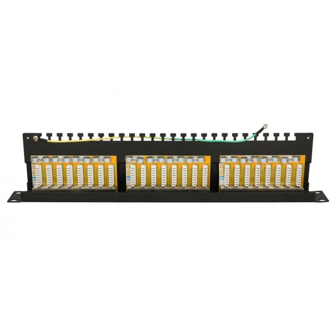 Extralink Patchpanel CAT5E STP V2 24 port Extralink Patchpanel CAT5E STP V2 24 port