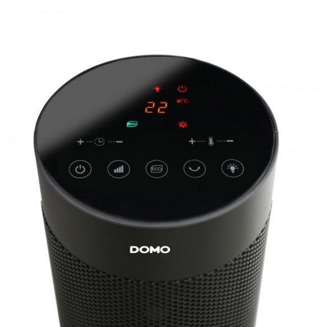 Domo DO7345H electric space heater Indoor Black 2000 W Domo DO7345H electric space heater Indoor Black 2000 W