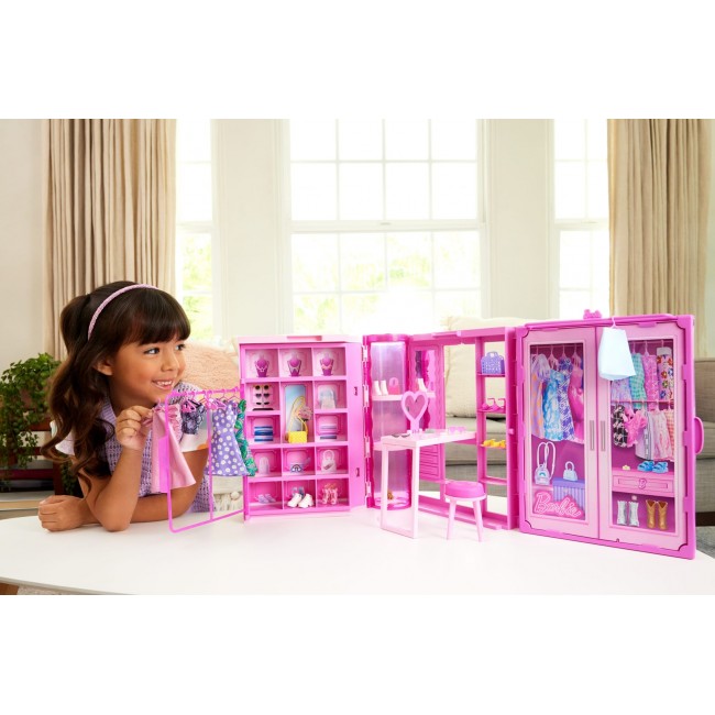 BRB WARDROBE OF DREAMS 3.0 BARBIE HXD59 PUD1 BRB WARDROBE OF DREAMS 3.0 BARBIE HXD59 PUD1