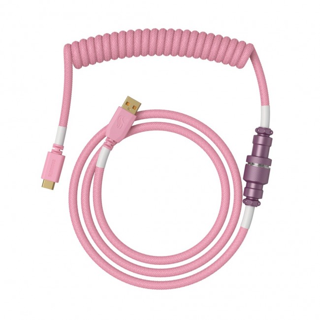 Glorious Gaming Glorious GMMK Coiled Cable Pixel Pink Glorious Gaming Glorious GMMK Coiled Cable Pixel Pink