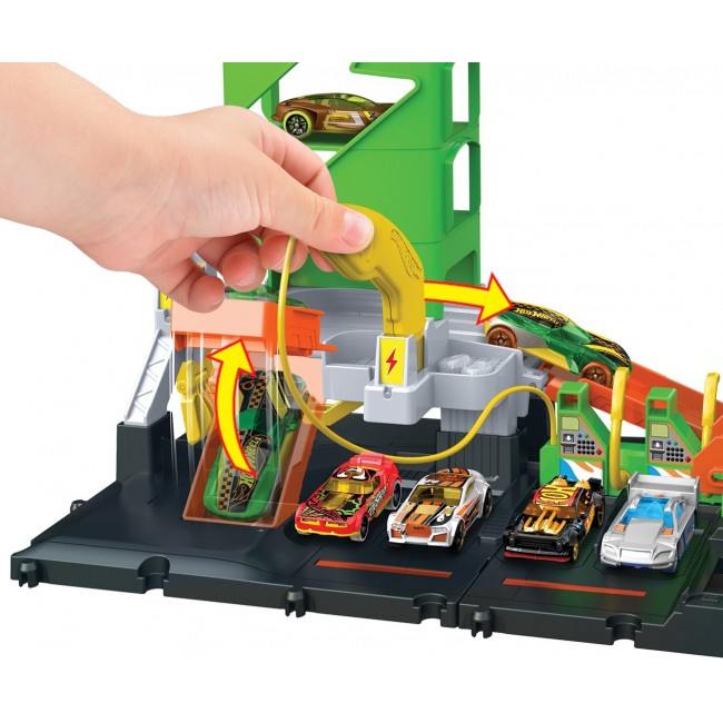 Mattel Hot Wheels City Super Car Charging Station HTN79 Mattel Hot Wheels City Super Car Charging Station HTN79