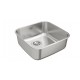 Teka BE 40.40 1C Undermount sink Square Stainless steel Teka BE 40.40 1C Undermount sink Square Stainless steel