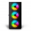 SAVIO PC Case Raptor X1 ARGB Glass/Mesh Black SAVIO PC Case Raptor X1 ARGB Glass/Mesh Black
