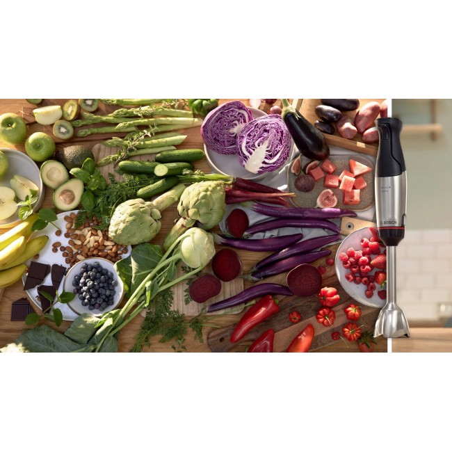 Bosch Serie 6 MSM6M610 blender Immersion blender 1000 W Black, Stainless steel Bosch Serie 6 MSM6M610 blender Immersion blender 1000 W Black, Stainless steel