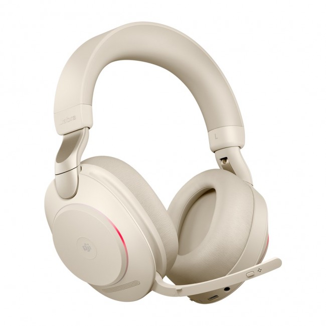 Jabra Evolve2 85 - Link380a MS Stereo, Beige Jabra Evolve2 85 - Link380a MS Stereo, Beige