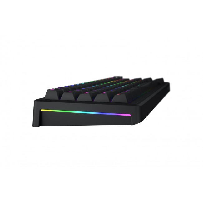 HATOR Skyfall 65 Wired, Mechanical, USB-C, Aurum Sterling, 70M clicks, RGB, Black, 790g