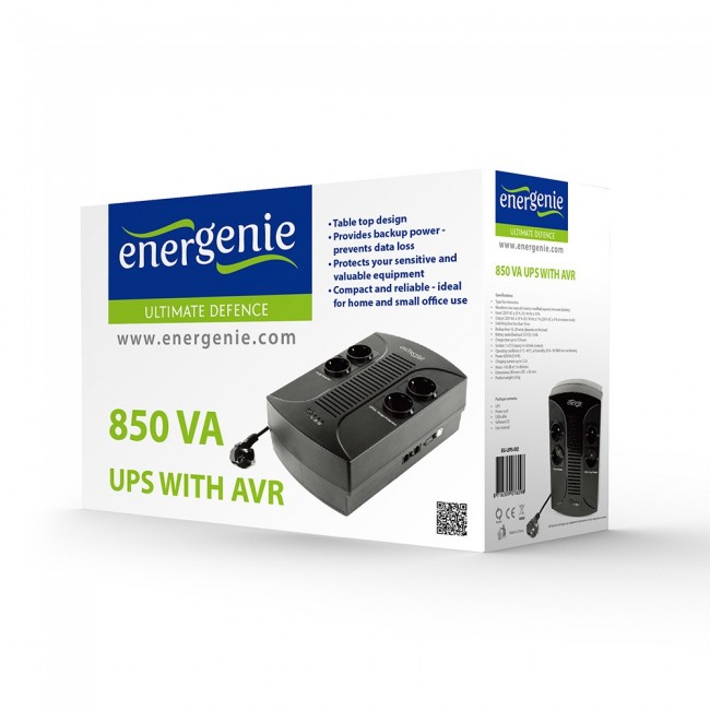 Gembird EG-UPS-002 uninterruptible power supply (UPS) 0.85 kVA 510 W 4 AC outlet(s)