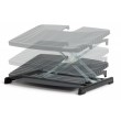 BakkerElkhuizen Pro 959 Footrest Black, Gray, Orange