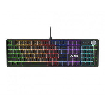 MSI FORGE GK320 RED keyboard Gaming USB QWERTY US International Black