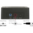 DeLOCK 62661 storage drive docking station USB 3.2 Gen 1 (3.1 Gen 1) Type-B Black