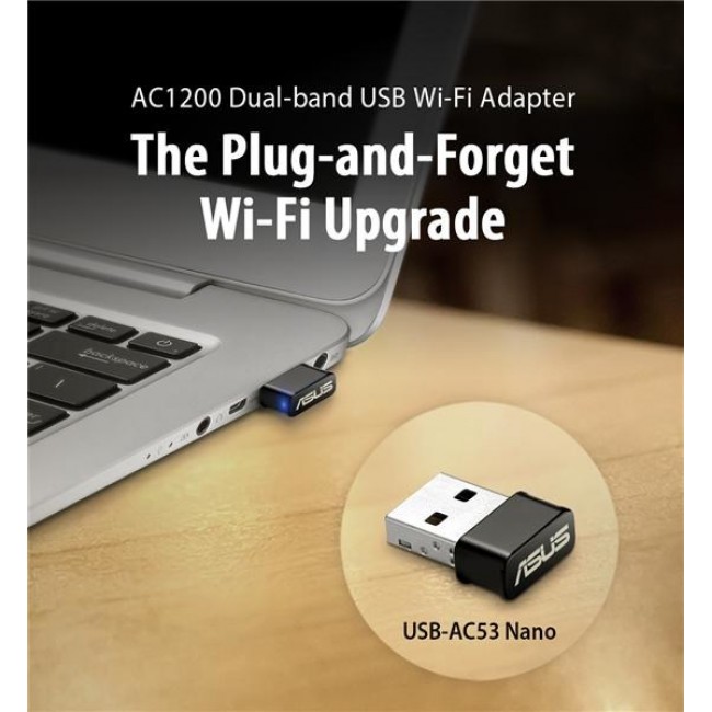 ASUS USB-AC53 Nano WLAN 867 Mbit/s