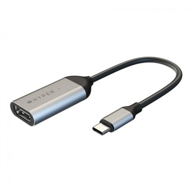 HYPER HD425A video cable adapter USB Type-C HDMI Stainless steel