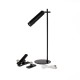 Desk lamp V-TAC VT-7413 4in1, wall lamp, clip, torch 3W LED 37cm 4000K 300lm (SKU 23042) Black Desk lamp V-TAC VT-7413 4in1, wall lamp, clip, torch 3W LED 37cm 4000K 300lm (SKU 23042) Black