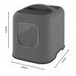 ROTHO Biala Anthracite - cat litter box