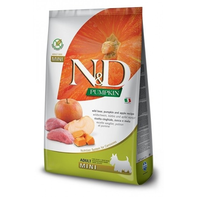 FARMINA N&D Pumpkin Adult Mini Boar&Apple - dry dog food - 7 kg FARMINA N&D Pumpkin Adult Mini Boar&Apple - dry dog food - 7 kg