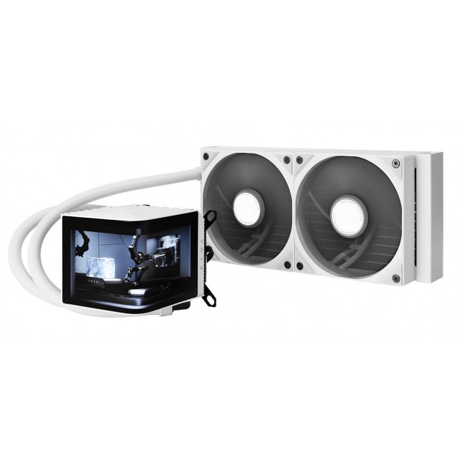 TRYX PANORAMA 240 Processor Liquid cooling kit 12 cm White 1 pc(s) TRYX PANORAMA 240 Processor Liquid cooling kit 12 cm White 1 pc(s)