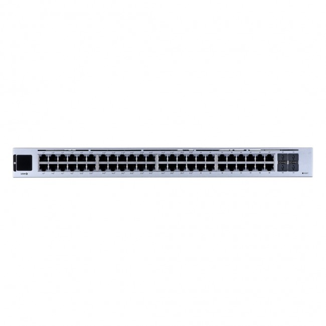 Ubiquiti UniFi USW-48-POE network switch Managed L2 Gigabit Ethernet (10/100/1000) Power over Ethernet (PoE) 1U Stainless steel