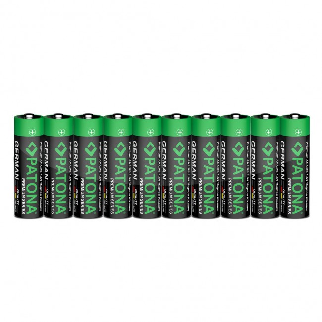 PATONA Premium AA Mignon LR06 10x alkaline batteries 1.5V
