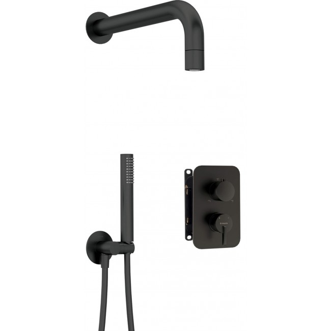 Concealed shower set with mixer BOX - with hand shower