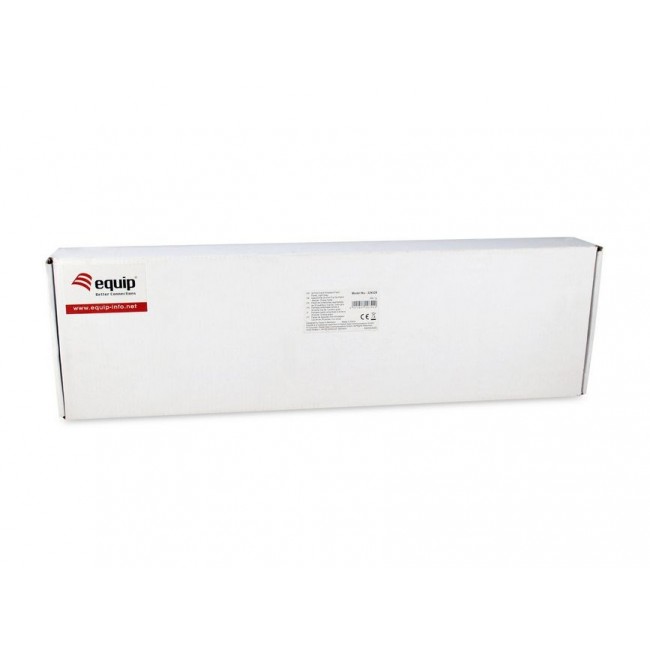 Equip 24-Port Cat.6 Shielded Patch Panel, Light Grey