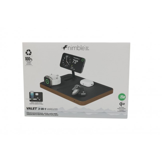 Nimble Valet 3-in-1 Wireless Charger