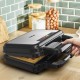 Tefal SW383D10 sandwich maker 700 W Black, Stainless steel