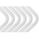 EK Water Blocks EK-Loop Hard Tube 14/10mm acrylic, bent 90 degrees - 80cm, 6 pieces