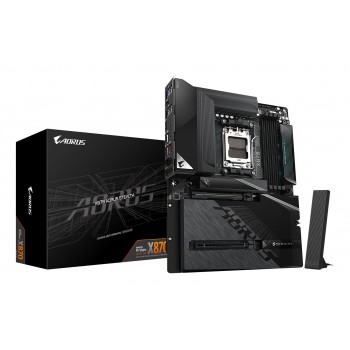 GIGABYTE X870 AORUS STEALTH Motherboard - Supports AMD Ryzen 9000 CPUs, 16+2+2 Phases Digital VRM, up to 8200Hz DDR5 (OC), 2xPCIe 5.0 + 2xPCIe 4.0, Wi-Fi 7, 5 GbE LAN, USB 4