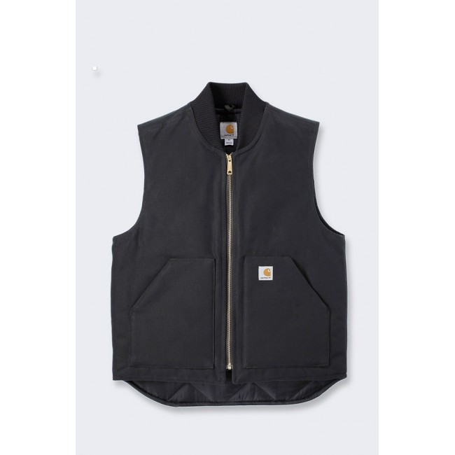 Carhartt V01 Firm Duck Insulated Black Vest