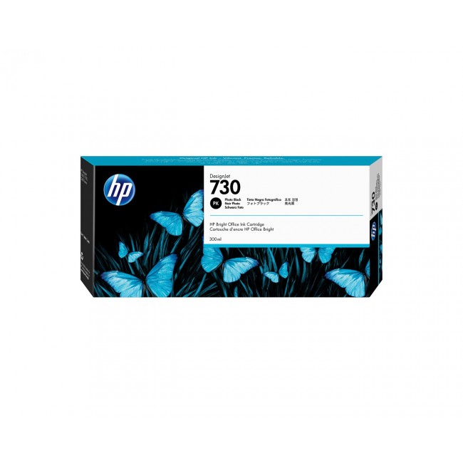 HP 730 300-ml Photo Black DesignJet Ink Cartridge