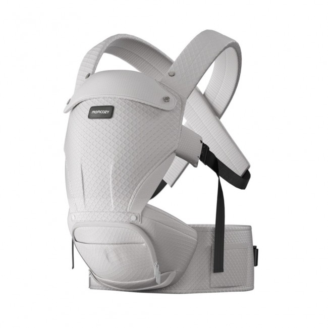 Momcozy Air Mesh Hip Seat Baby Carrier, Grey