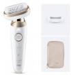 Braun Silk- pil 9 Silk pil 9 Flex 40 tweezers Gold, White