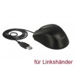 DeLOCK 12548 mouse Office Left-hand USB Type-A Optical 2400 DPI