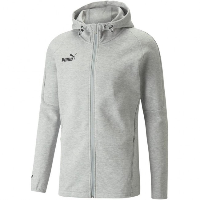 Puma teamFINAL Casuals Hooded Jkt grey sweatshirt 657383 33 Puma teamFINAL Casuals Hooded Jkt grey sweatshirt 657383 33