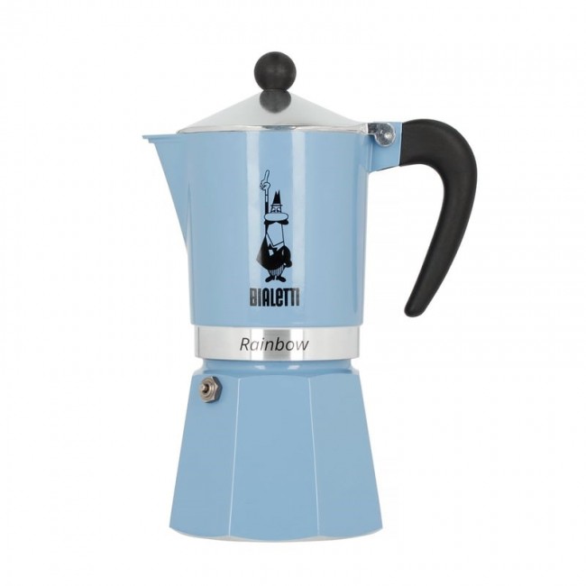 Coffee maker Bialetti Primavera Rainbow 3tz 150 ml Blue Coffee maker Bialetti Primavera Rainbow 3tz 150 ml Blue
