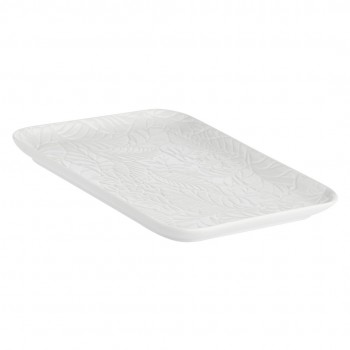 Bosco Serving Tray - White, 34.5 x 25 cm